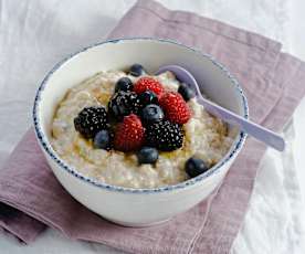 Schnelles warmes Müsli