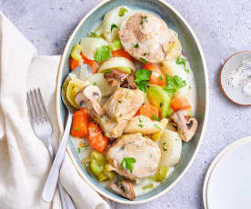 Blanquette de veau et ses petits légumes