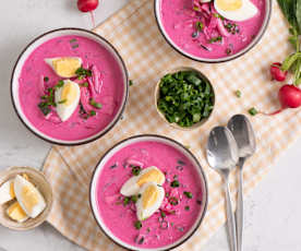 Chłodnik z tartymi warzywami (TM6, TM7)