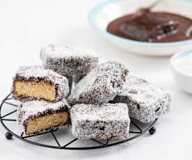 Kokosové kostky (Lamington)