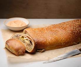Bacon Cheeseburger Garbage Bread