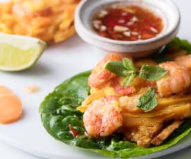 Prawn and Sweet Potato Fritters