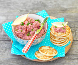 Rillettes roses de thon au pamplemousse