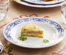 Focaccia di patate in padella