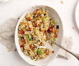 Salade de blé et légumes d'été