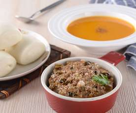 迷你小饅頭、瓜仔肉&南瓜濃湯