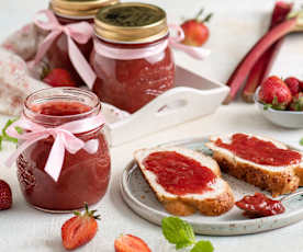 Dżem truskawkowo-rabarbarowy