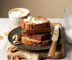 Gluten-Free Date, Apple and Walnut Tea Bread