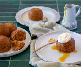 Individual ginger puddings