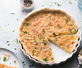 Glutenfreie Speck-Quiche