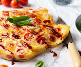 Caprese omeleta