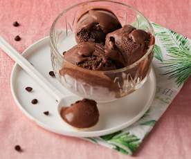 Glace au chocolat