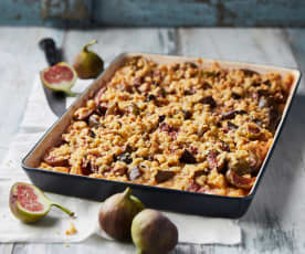Crumble pommes-figues