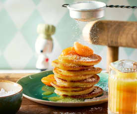 Ricotta-Pancakes mit Aprikosenconfit