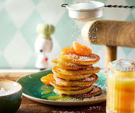 Ricotta-Pancakes mit Aprikosenconfit