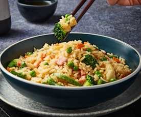 Asian Rice and Vegetable Sauté (TM7)
