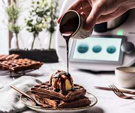 Gaufre brownie