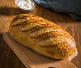 Pan de trigo con masa madre