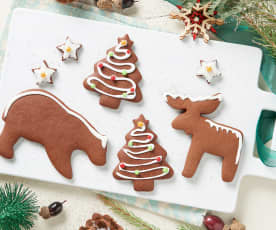 Chocolate Gingerbread Cookies (Metric)