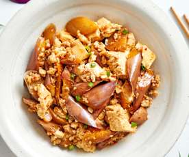 低脂肉末豆腐茄子