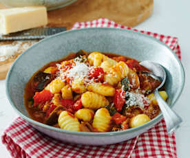 Gnocchi mit mediterranem Gemüse