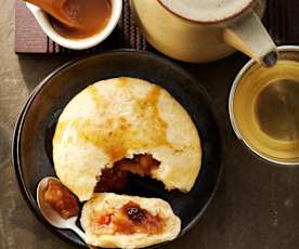 Germknödel mit Apfelfüllung und Zimtbutter