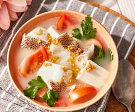 Sliced Fish Tofu Soup