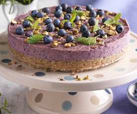 No Bake Heidelbeer Cheesecake