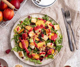 Sałatka z nektarynką i malinowym dressingiem (TM6, TM7)