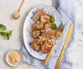 Owsiane placki bananowo-migdałowe