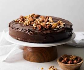 Gluten-free Chocolate Cake with Nuts