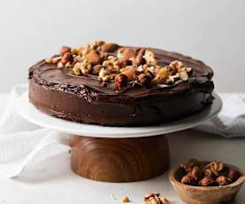 Gluten-Free Chocolate Cake with Nuts