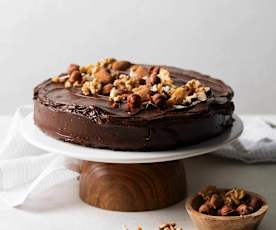 無麩質堅果巧克力蛋糕