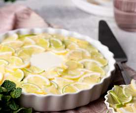 Cheesecake al limone e lime