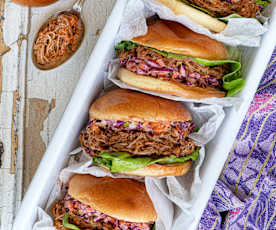 Sándwich de pulled pork