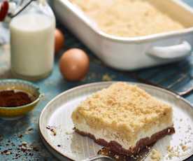 Dvoubarevné řezy s tvarohem