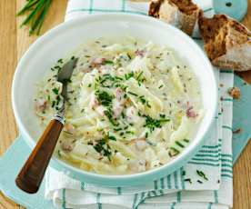 Weißkohl-Kartoffel-Eintopf mit Kümmel