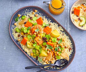 Couscous de légumes et citron confit