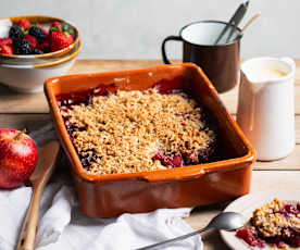 Krema Soslu, Yaz Meyveli Crumble
