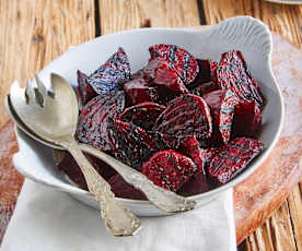 Steamed and Grilled Beets