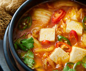 Kimchi Tofu Soup