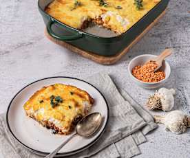 Lentil moussaka