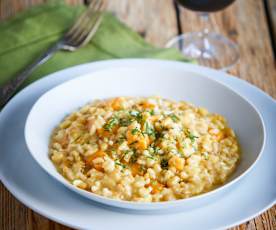 Buckwheat and Butternut Squash Risotto