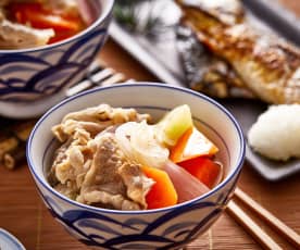 日式肥牛卷炖土豆