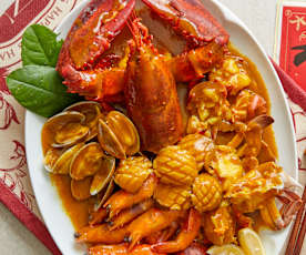 龙虾鲍鱼海鲜咖喱