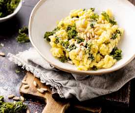 Pasta zucca e cavolo riccio