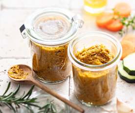 Salt-free vegetable stock paste (6 months+)