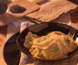 Schlutzkrapfen (ravioli di magro alla tirolese)