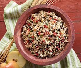 Άγριο ρύζι με μήλα