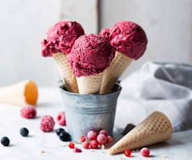 Glace aux fruits